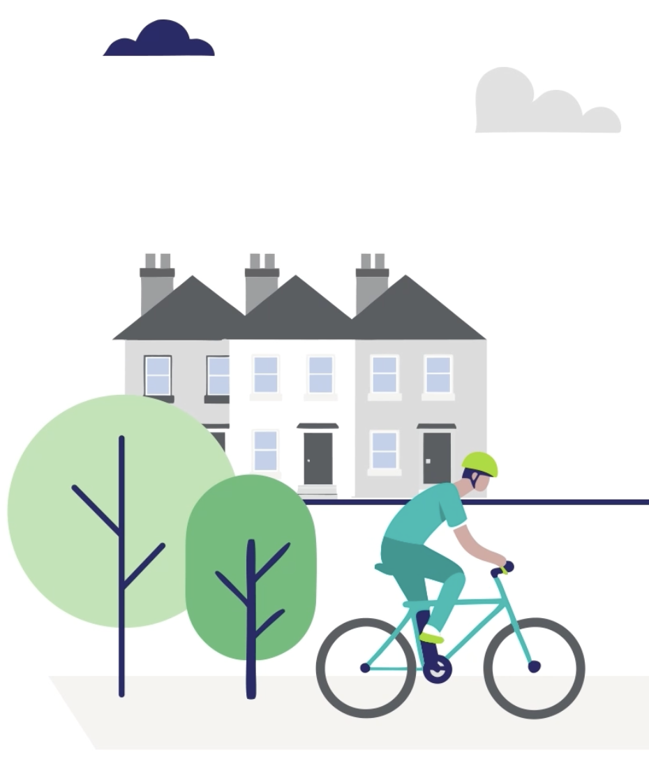 Screenshot of active travel and mobility data on the TownsMatter platform